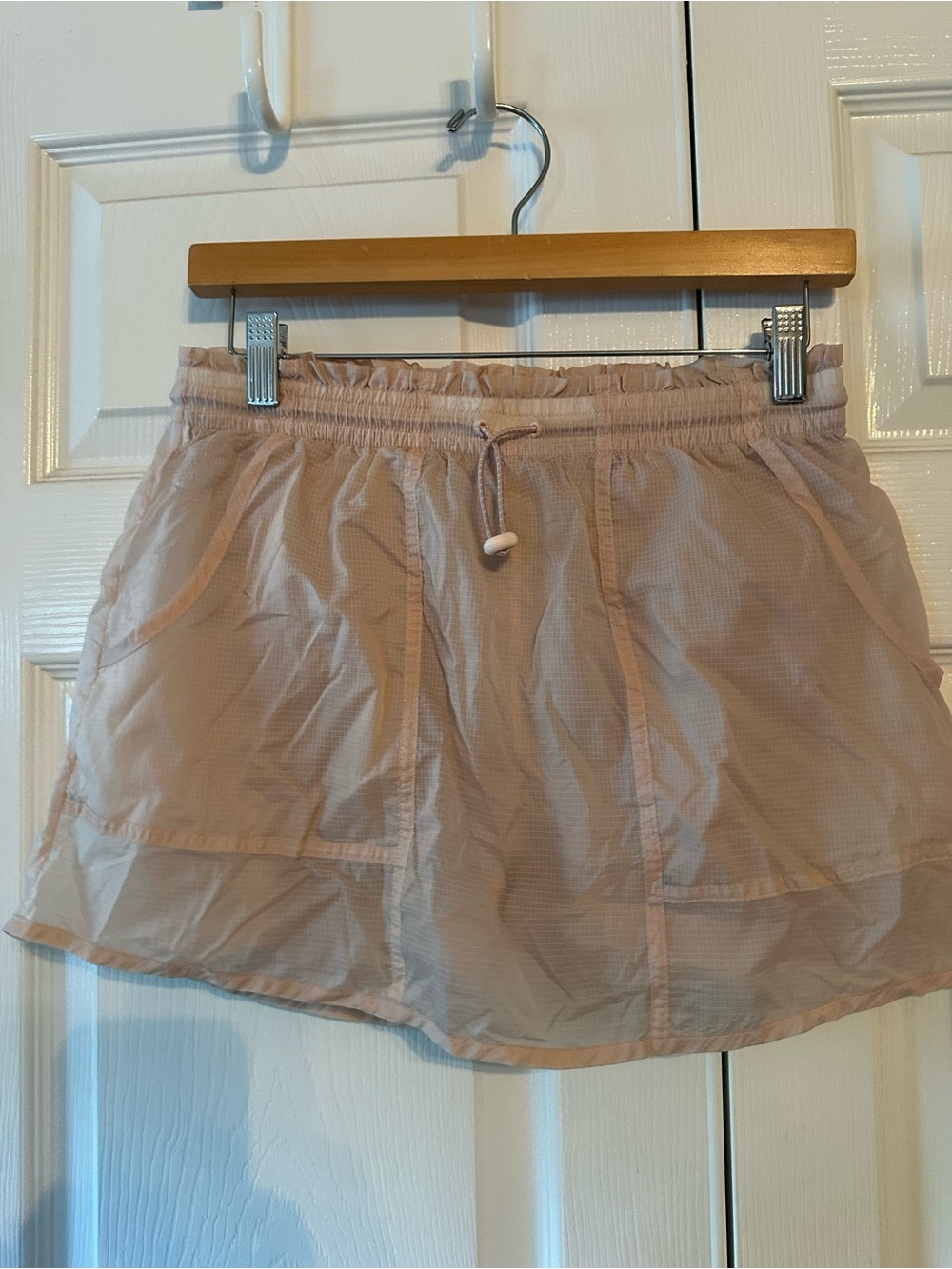 Light Pink Women's Drawstring Skort